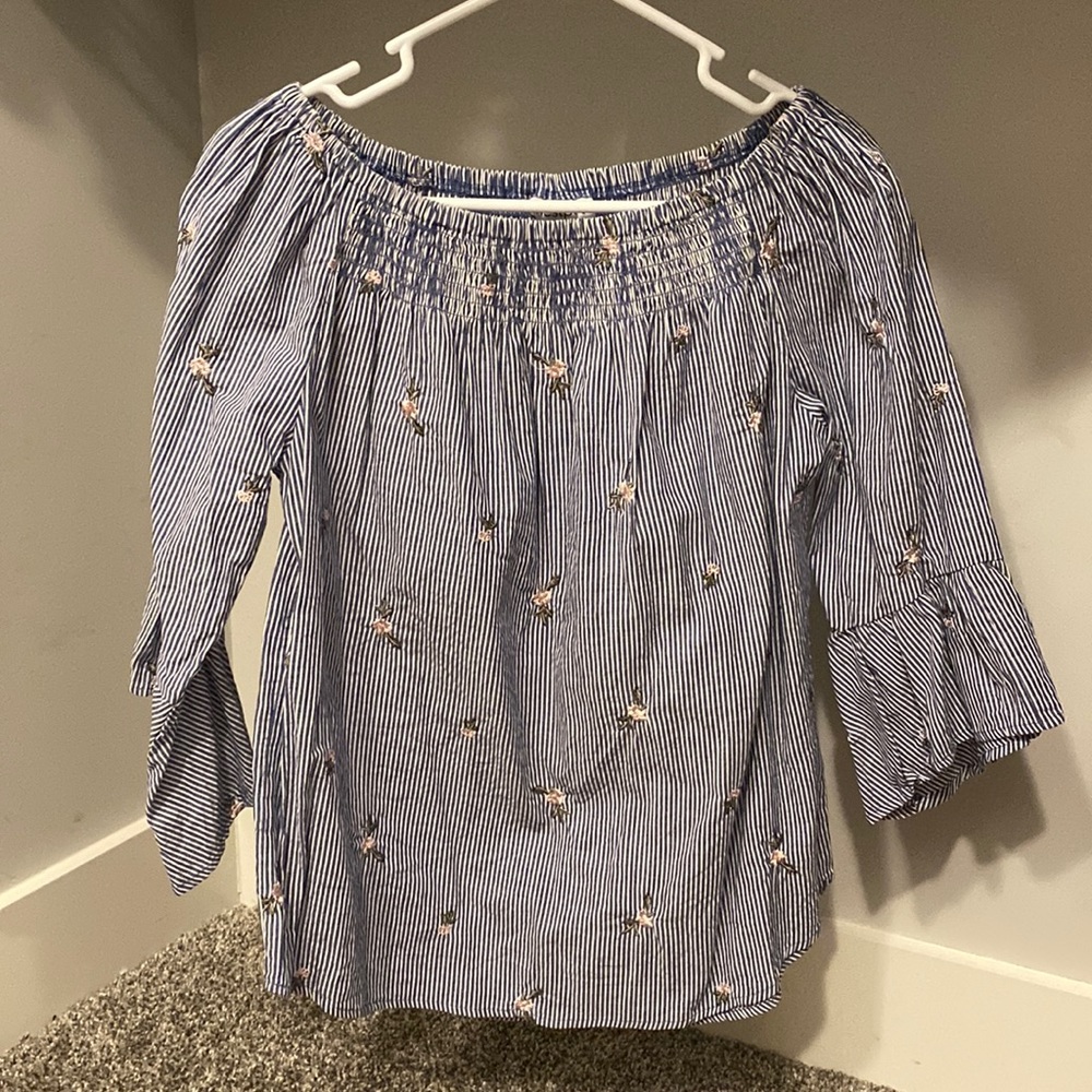 Westport Off the Shoulder Blouse Top.